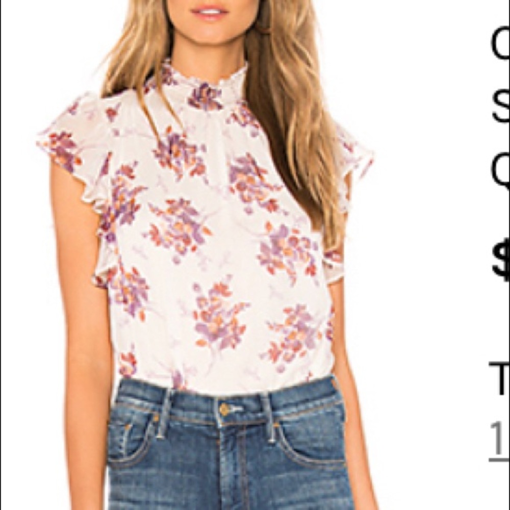 1. State floral blouse